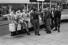 Ashford Skinheads at the Memorial 1981